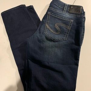 Silver Suki mid super skinny